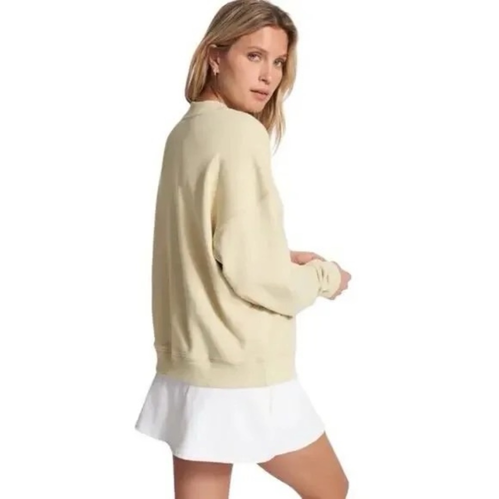 Vuori Sedona Weekender Crew Pullover Sweatshirt Seed Yellow Women's Medium